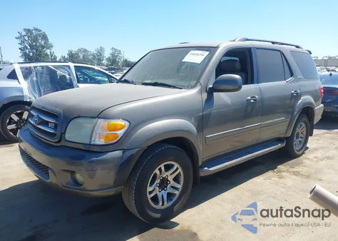2004 Toyota Sequoia Limited V8 z USA, uszkodzony, nr VIN 5TDZT38A74S235155